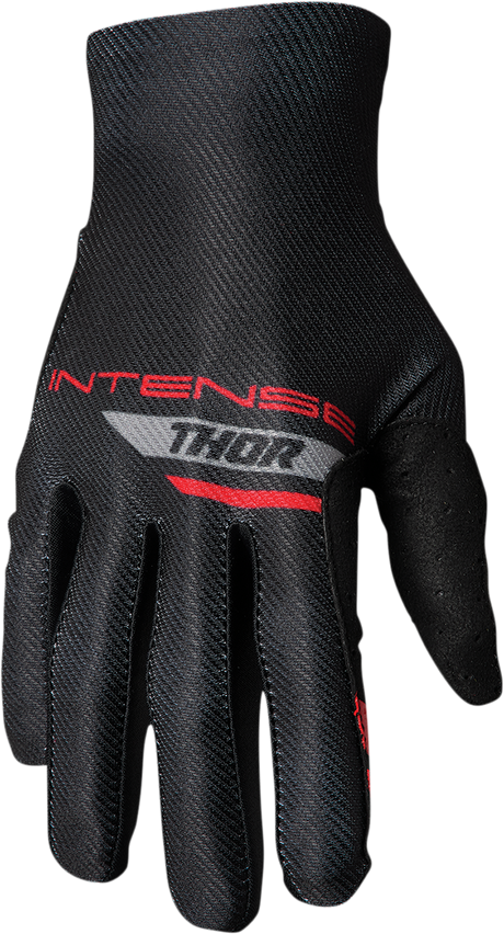 Thor Intense Team Gloves - Black/Red - Medium 3360-0040 - Cycle City Outdoors