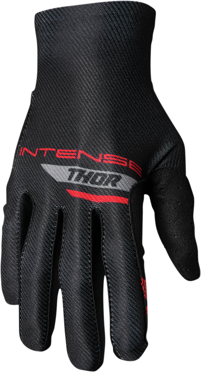 Thor Intense Team Gloves - Black/Red - 2XL 3360-0043 - Cycle City Outdoors