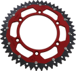 MOOSE RACING Dual Sprocket - Red - 49 Tooth 1210-897-49-13X - Cycle City Outdoors