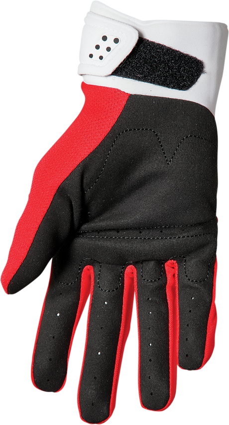 Thor Youth Spectrum Gloves - Red/White - Small 3332-1609 - Cycle City Outdoors