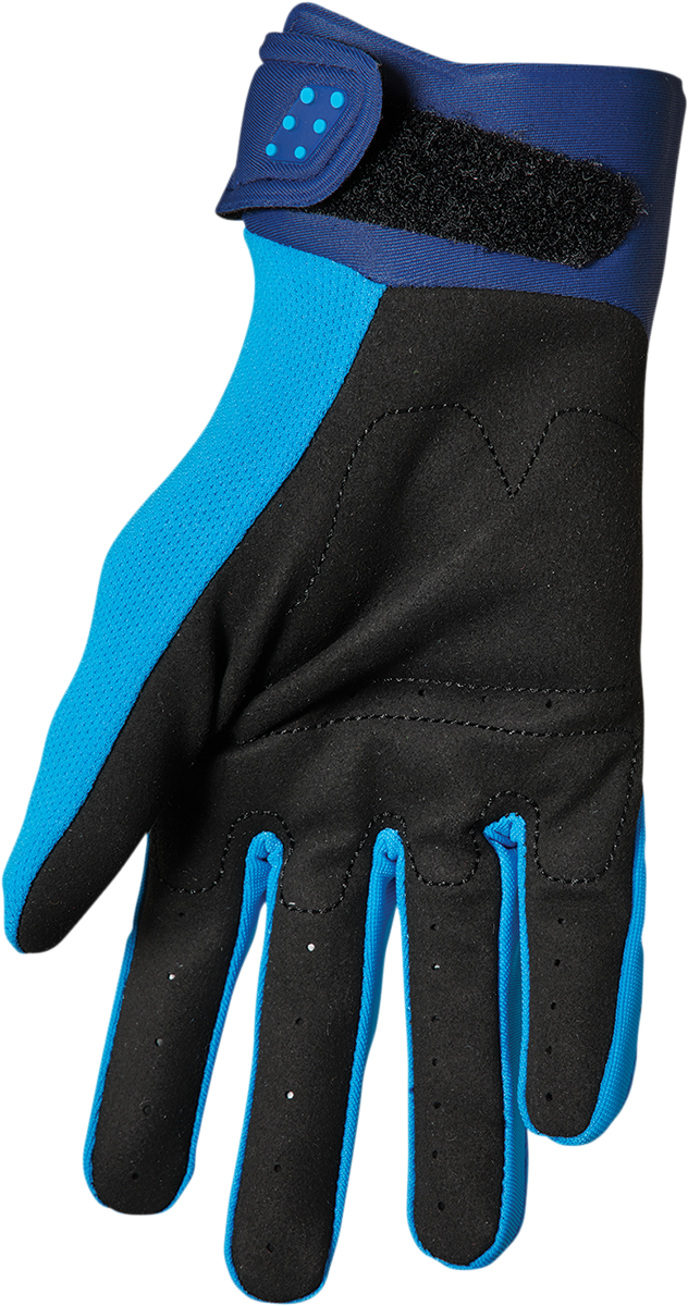 Thor Youth Spectrum Gloves - Blue/Navy - Small 3332-1604 - Cycle City Outdoors
