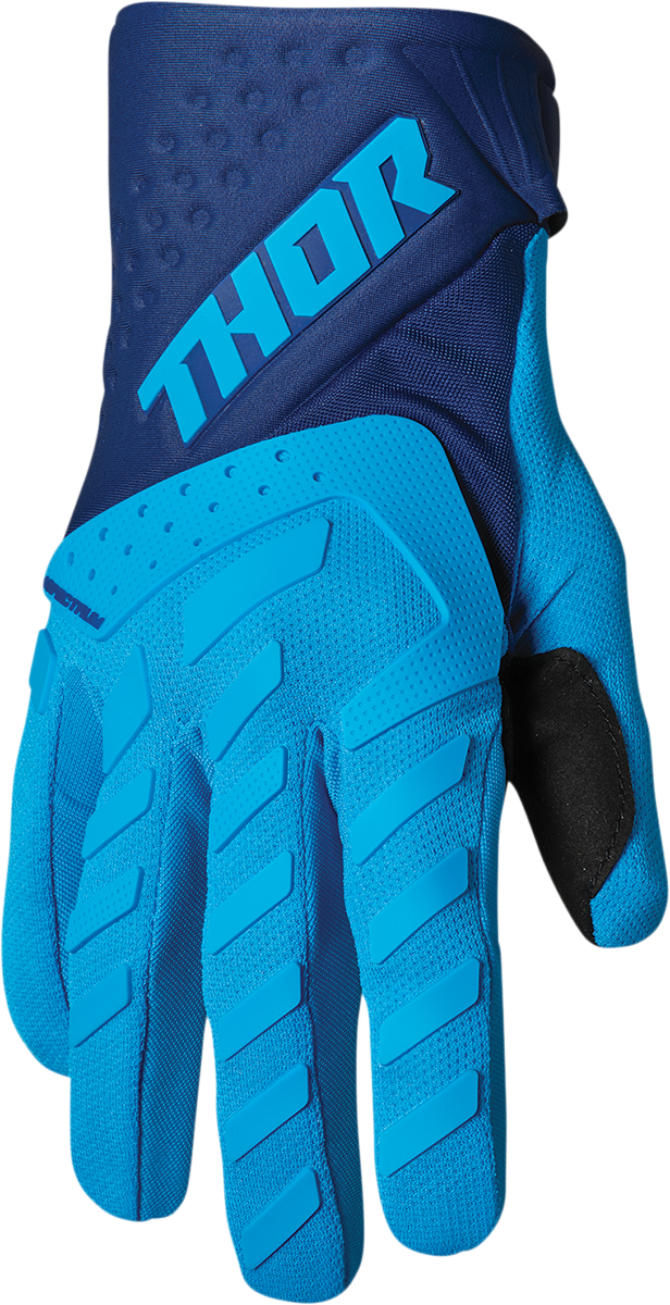 Thor Youth Spectrum Gloves - Blue/Navy - Small 3332-1604 - Cycle City Outdoors