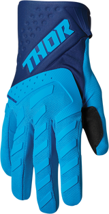 Thor Youth Spectrum Gloves - Blue/Navy - Small 3332-1604 - Cycle City Outdoors