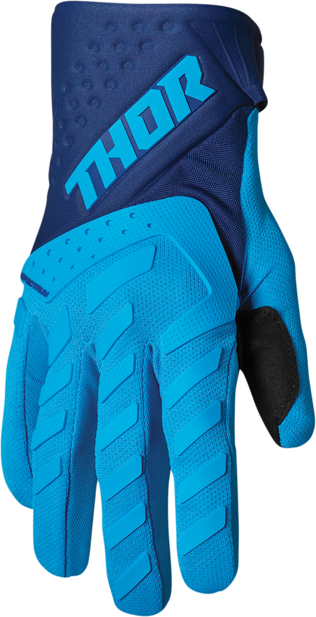 Thor Youth Spectrum Gloves - Blue/Navy - Small 3332-1604 - Cycle City Outdoors