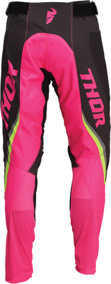 THOR Women's Pulse Rev Pants - Charcoal/Pink - 9/10 2902-0298