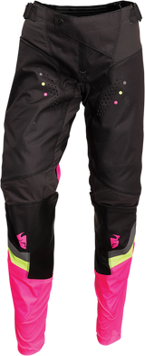 THOR Women's Pulse Rev Pants - Charcoal/Pink - 3/4 2902-0295