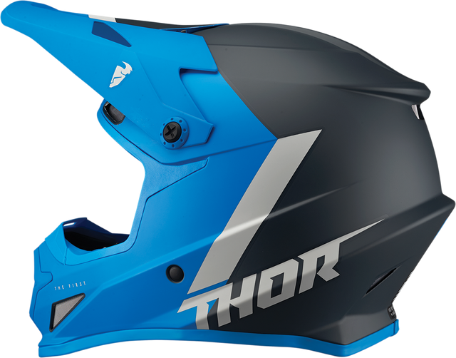Thor Sector Helmet - Chev - Blue/Light Gray - 4XL 0110-7335 - Cycle City Outdoors