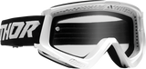 THOR Youth Combat Goggles - Racer - White/Black 2601-3046