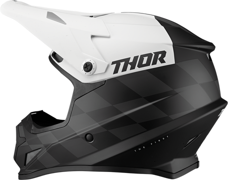 Thor Sector Helmet - Birdrock - Black/White - XL 0110-7356 - Cycle City Outdoors