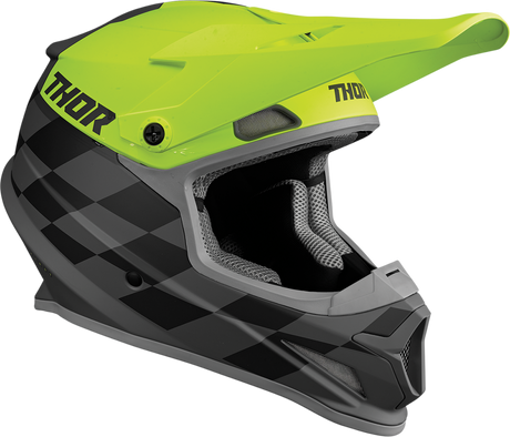Thor Sector Helmet - Birdrock - Gray/Acid - 2XL 0110-7365 - Cycle City Outdoors