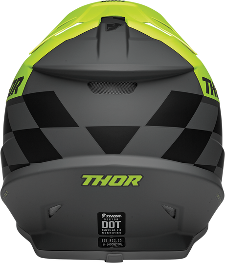 Thor Sector Helmet - Birdrock - Gray/Acid - XS 0110-7360 - Cycle City Outdoors