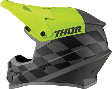 Thor Sector Helmet - Birdrock - Gray/Acid - XL 0110-7364 - Cycle City Outdoors