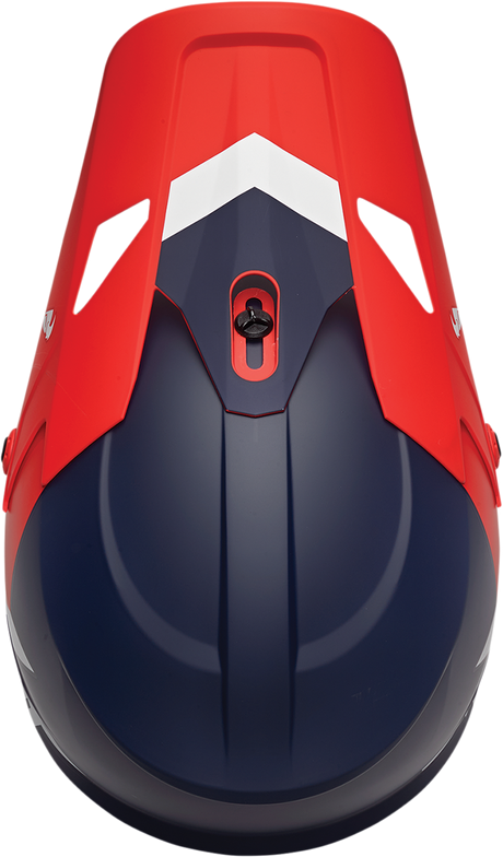 Thor Youth Sector Helmet - Chev - Red/Navy - Large 0111-1474 - Cycle City Outdoors