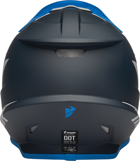 Thor Youth Sector Helmet - Chev - Blue/Light Gray - Small 0111-1475 - Cycle City Outdoors