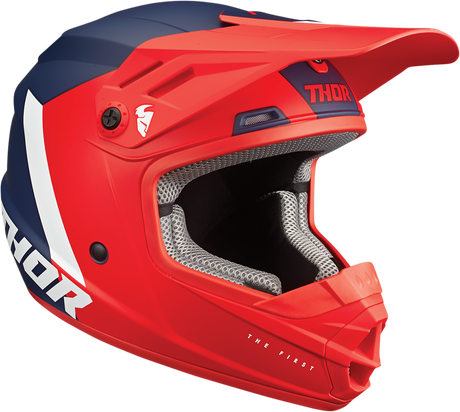Thor Youth Sector Helmet - Chev - Red/Navy - Large 0111-1474 - Cycle City Outdoors