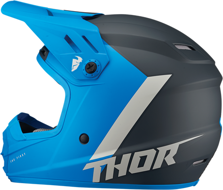 Thor Youth Sector Helmet - Chev - Blue/Light Gray - Medium 0111-1476 - Cycle City Outdoors
