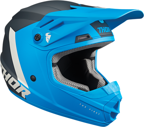 Thor Youth Sector Helmet - Chev - Blue/Light Gray - Small 0111-1475 - Cycle City Outdoors
