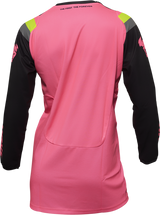 Thor Women's Pulse REV Jersey - Charcoal/Pink - Medium 2911-0239 - Cycle City Outdoors