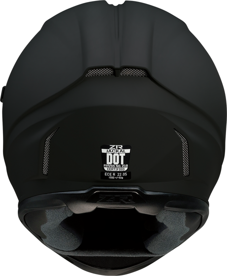 Z1R Jackal Helmet - Flat Black - Smoke - XL 0101-13996