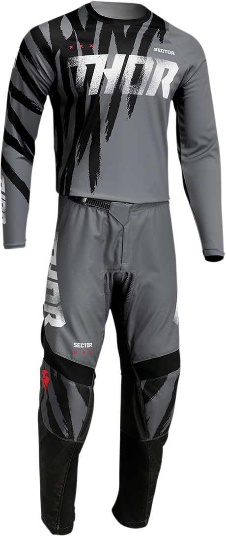 Thor Sector Tear Pants - Gray/Black - 42 2901-9389 - Cycle City Outdoors