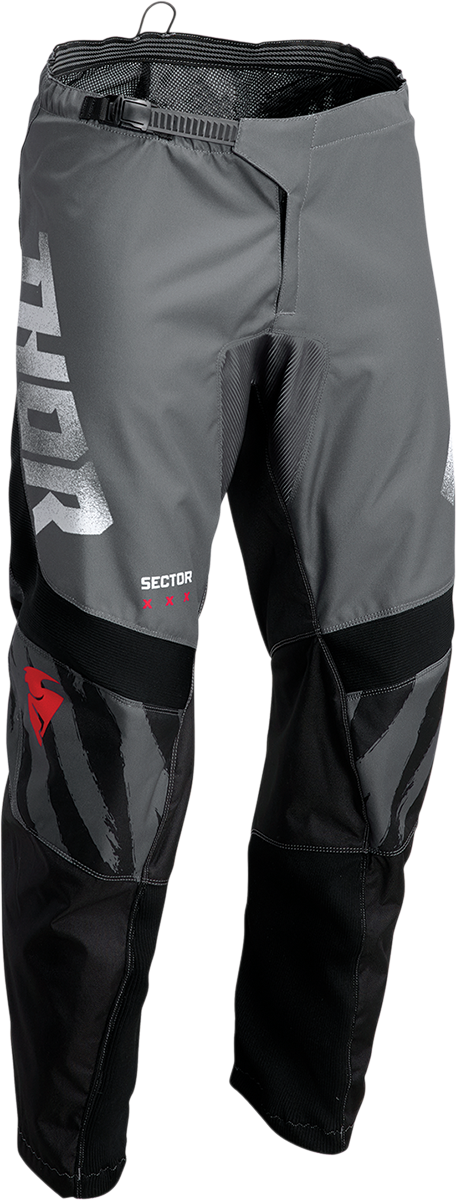 Thor Sector Tear Pants - Gray/Black - 42 2901-9389 - Cycle City Outdoors
