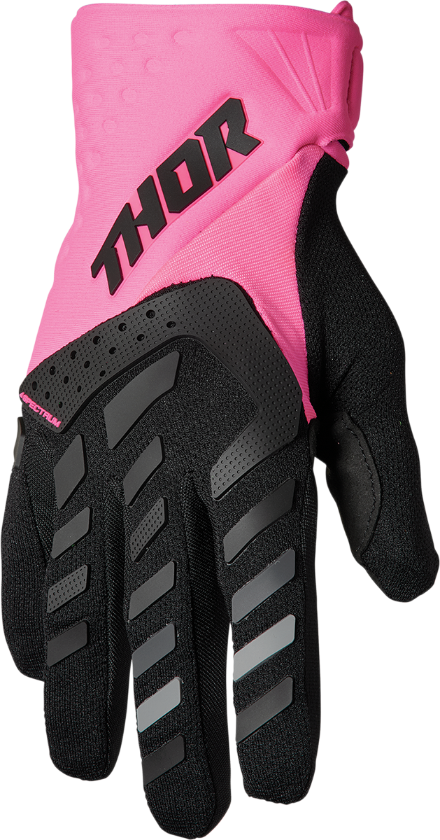 Thor Women's Spectrum Gloves - Fluo Pink/Black - Large 3331-0209 - Cycle City Outdoors