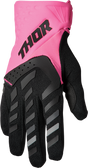 Thor Women's Spectrum Gloves - Fluo Pink/Black - Large 3331-0209 - Cycle City Outdoors