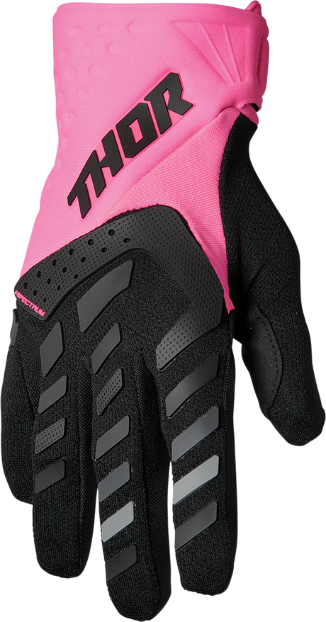 Thor Women's Spectrum Gloves - Fluo Pink/Black - XL 3331-0210 - Cycle City Outdoors