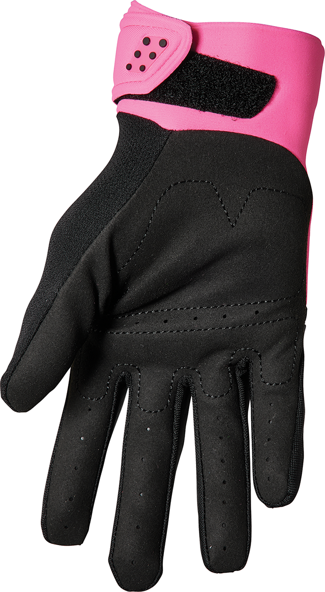 Thor Women's Spectrum Gloves - Fluo Pink/Black - Large 3331-0209 - Cycle City Outdoors