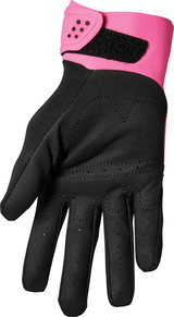 Thor Women's Spectrum Gloves - Fluo Pink/Black - Large 3331-0209 - Cycle City Outdoors