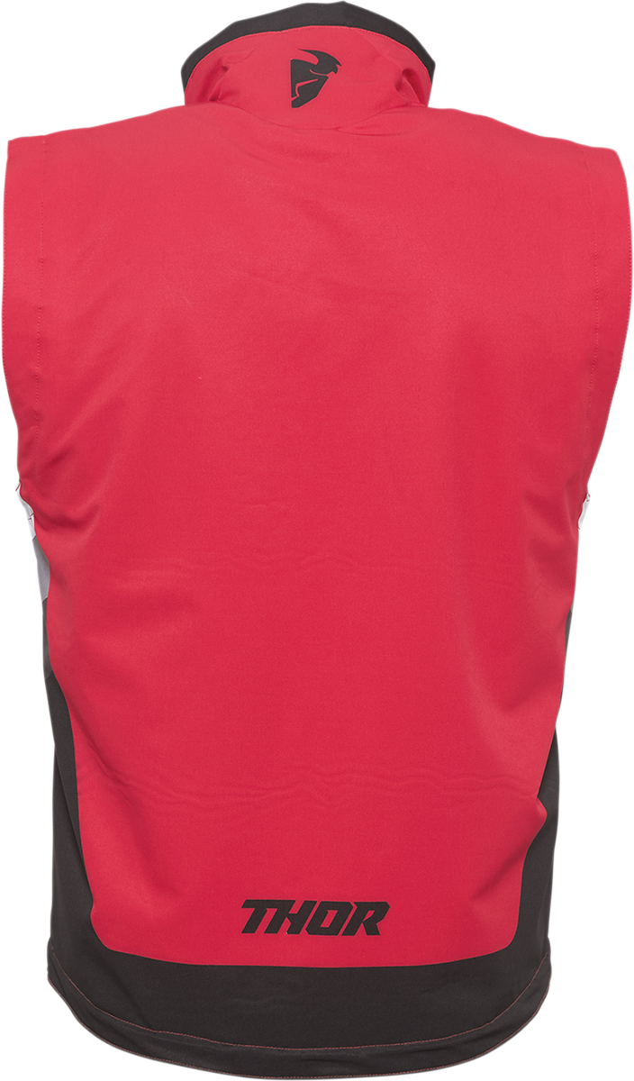 Thor Warmup Vest - Red/Black - Large 2830-0591 - Cycle City Outdoors
