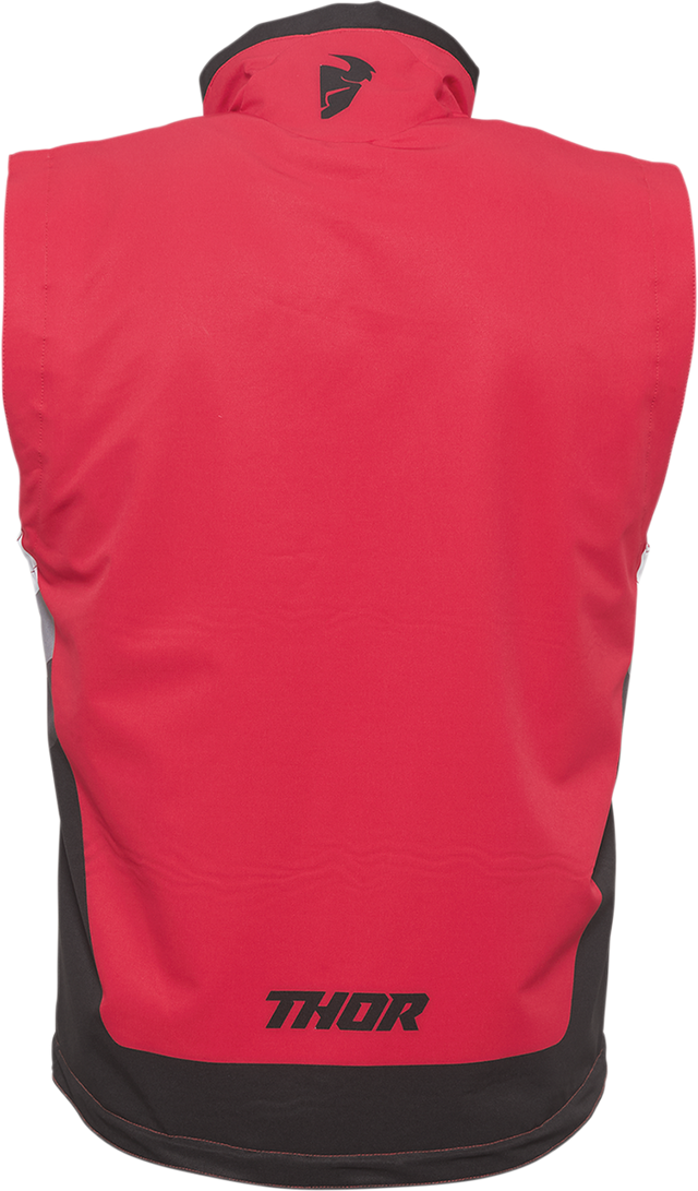 Thor Warmup Vest - Red/Black - Large 2830-0591 - Cycle City Outdoors