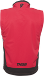 Thor Warmup Vest - Red/Black - Large 2830-0591 - Cycle City Outdoors