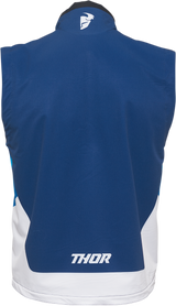 Thor Warmup Vest - Navy/White - Small 2830-0601 - Cycle City Outdoors