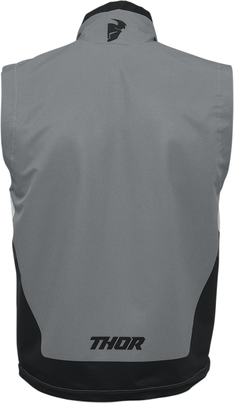 Thor Warmup Vest - Gray/Black - Large 2830-0597 - Cycle City Outdoors
