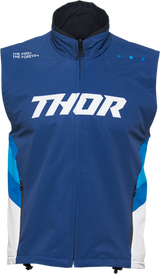 Thor Warmup Vest - Navy/White - Medium 2830-0602 - Cycle City Outdoors
