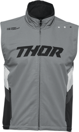 Thor Warmup Vest - Gray/Black - Large 2830-0597 - Cycle City Outdoors