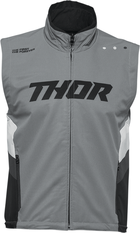 Thor Warmup Vest - Gray/Black - Large 2830-0597 - Cycle City Outdoors