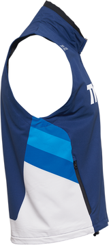 Thor Warmup Vest - Navy/White - Medium 2830-0602 - Cycle City Outdoors