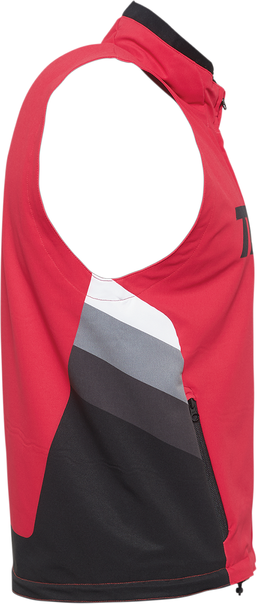 Thor Warmup Vest - Red/Black - Small 2830-0589 - Cycle City Outdoors