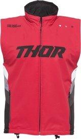 Thor Warmup Vest - Red/Black - Small 2830-0589 - Cycle City Outdoors