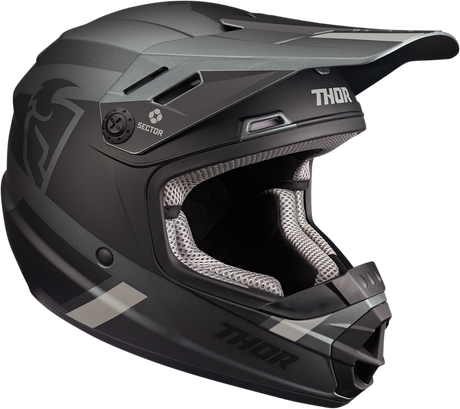 Thor Youth Sector Helmet - Split - MIPS? - Charcoal/Black - Medium 0111-1470 - Cycle City Outdoors