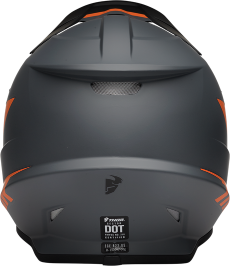 Thor Youth Sector Helmet - Chev - Charcoal/Orange - Large 0111-1480 - Cycle City Outdoors