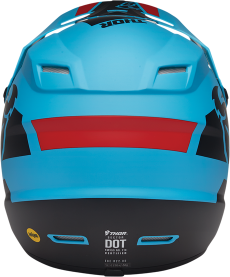 Thor Youth Sector Helmet - Split - MIPS? - Blue/Black - Large 0111-1468 - Cycle City Outdoors