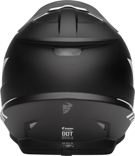 Thor Youth Sector Helmet - Chev - Gray/Black - Large 0111-1483 - Cycle City Outdoors