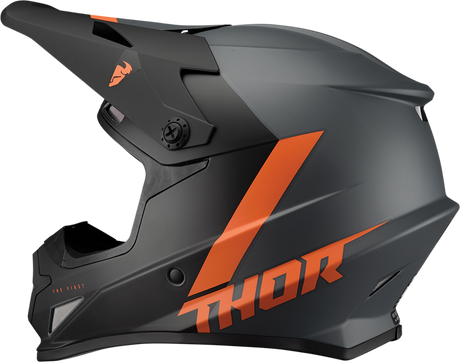 Thor Youth Sector Helmet - Chev - Charcoal/Orange - Large 0111-1480 - Cycle City Outdoors