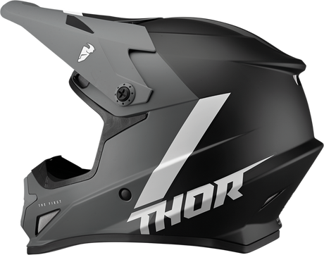 Thor Youth Sector Helmet - Chev - Gray/Black - Large 0111-1483 - Cycle City Outdoors