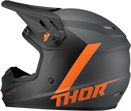 Thor Youth Sector Helmet - Chev - Charcoal/Orange - Large 0111-1480 - Cycle City Outdoors