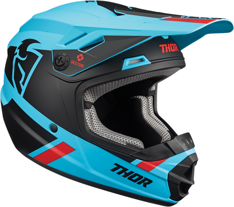 Thor Youth Sector Helmet - Split - MIPS? - Blue/Black - Small 0111-1466 - Cycle City Outdoors