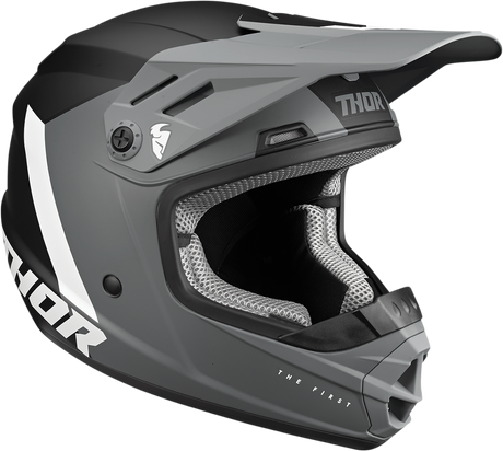 Thor Youth Sector Helmet - Chev - Gray/Black - Large 0111-1483 - Cycle City Outdoors